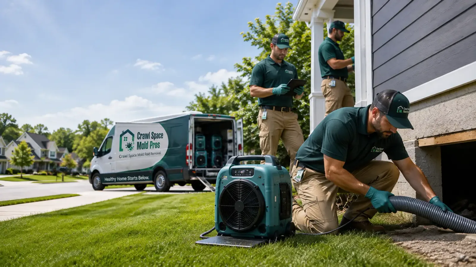 Crawl Space Mold Removal in Harrisville, OH
